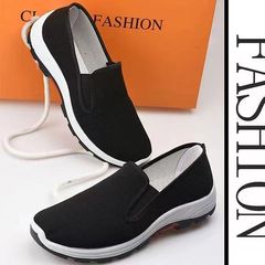 2024鞋子男黑布鞋老北京布鞋男士潮流幹活平底休閒舒適工作鞋