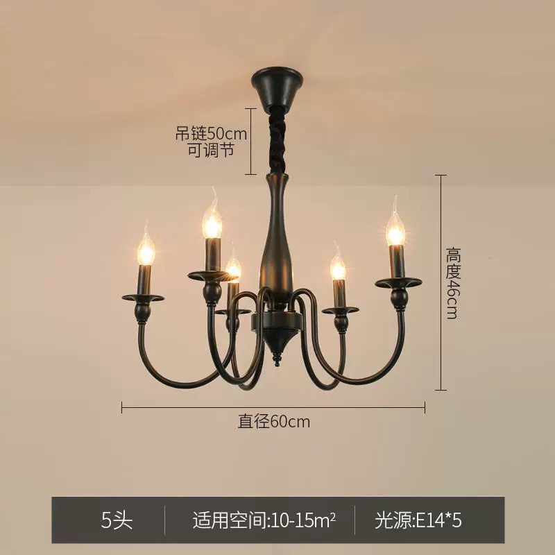 5 heads diameter 60cm*46cm