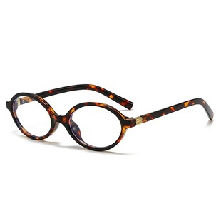 Zhang Yuanying's same glasses book nerd myopia small box retro sunglasses leopard Korean style flat light mirror
