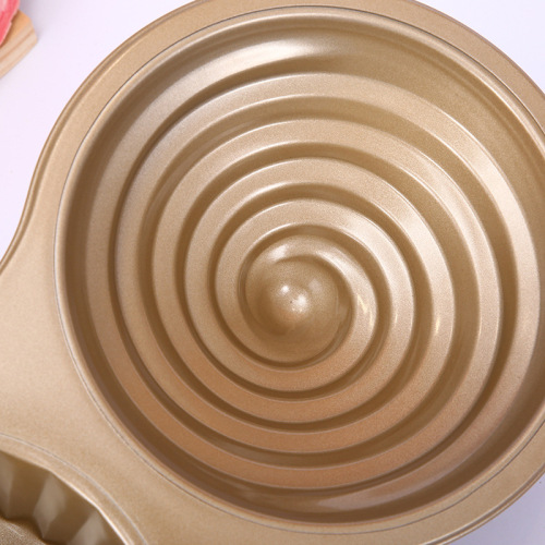 Wholesale 2-in-a-row cake cups carbon steel large cake mold irregular baking tool baking sheet oven use