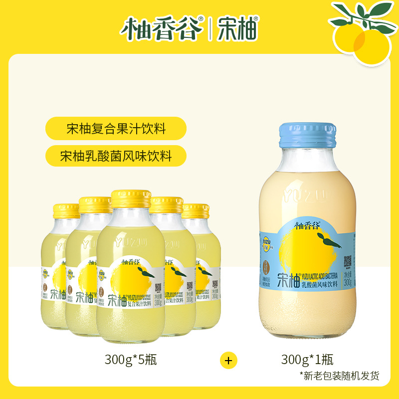 [6종세트] 송유즙 300g*5병 + 유산균맛음료 300g*1병