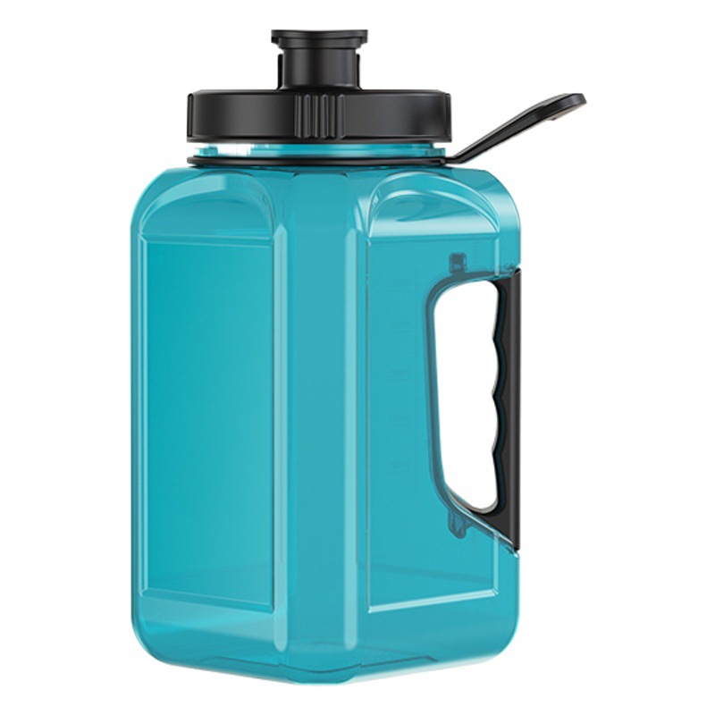 Al Aire Libre Fitness Gran taza de agua verano de alta apariencia taza de agua de plástico de gran capacidad botella de agua portátil deportes hervidor tonelada barril
