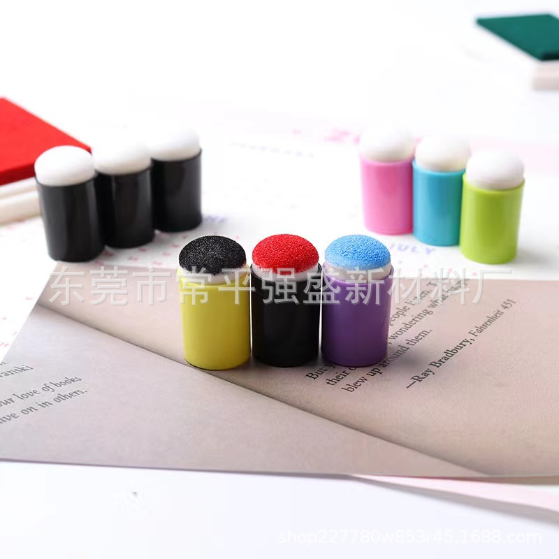 现货批发 套涂抹工具彩绘海绵 手指海绵 儿童画画涂鸦海绵