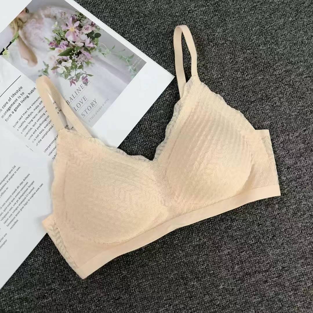 Nueva taza de látex sin marcas de alta calidad, chaleco de dama sin anillo de acero, bra de yoga, ropa interior deportiva, mujer al por mayor