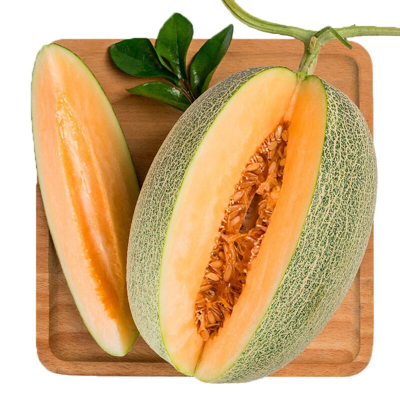 Hainan Authentic Hami Melon 4.5kg Seasonal Fresh Fruit Sweet Freshly Picked Netted Melon Lao Han Xizhou Honey Whole Box Free Shipping