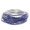 16 sapphire diamond bracelet (silver plated)