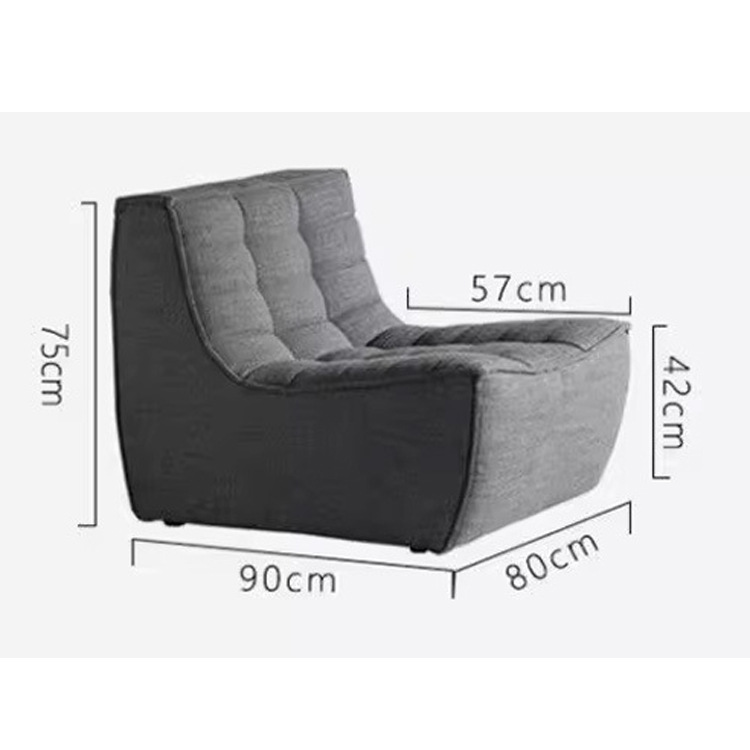 Fabricante directo de lujo ligero italiano perezoso arena de cuero moderno simple sala de estar pequeña casa oruga combinación sofá