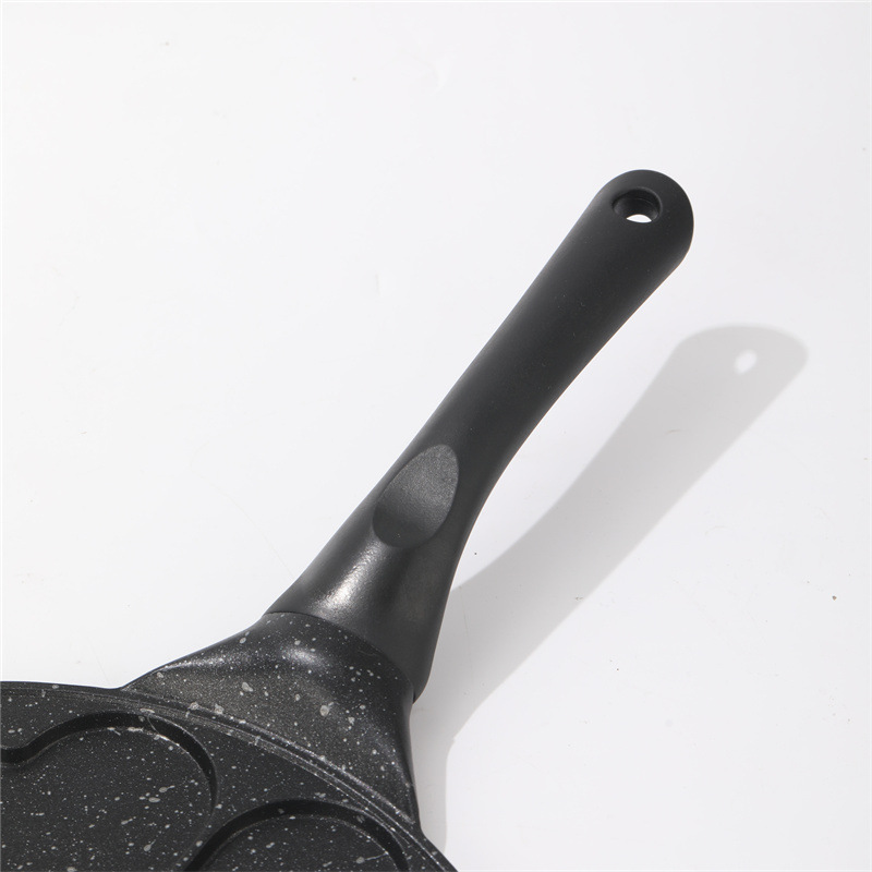 Nuevo amor de seis agujeros creativos pan de desayuno asado casero molde de omelete sin toque sartén al por mayor spot