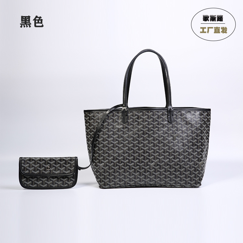 2023 nuevo perro diente bolsa de hombro portátil de lona de cuero bolsa de compras de gran capacidad carta de Las Mujeres cesta de verduras bolsa