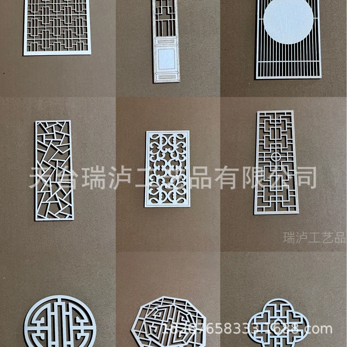 Экран в китайском стиле Деревянный винтажный корпус Песочный стол Материал Модель Мини-мебель Дверная и оконная перегородка Миниатюрные Ландшафтные украшения