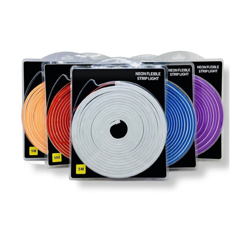 LED Strip Outdoor Neon Strip Home Silicone Wire Lights RGB Colorful Linear Light Low Voltage Waterproof Strip