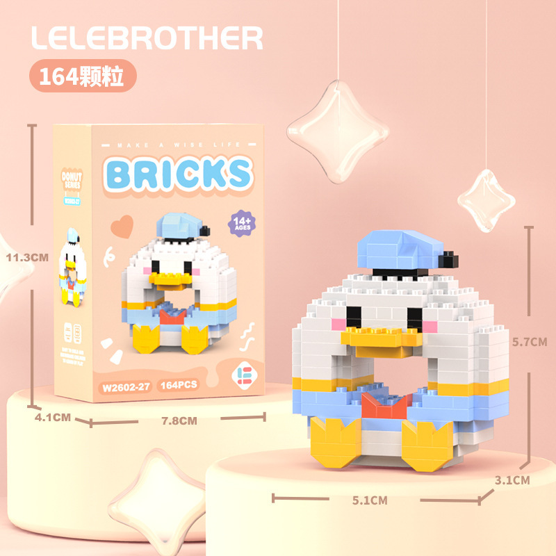 Compatible con Lego animal de dibujos animados muñecas osos de fresa Lina bloques de construcción para niños ensamblaje juguetes al por mayor