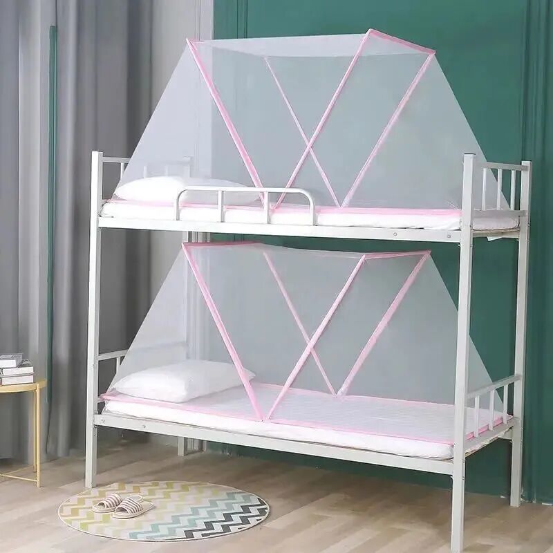 Installation-Free Mosquito Net Foldable Internet Celebrity New Encrypted Single Student Baby Double Bunk Bed Mosquito Net