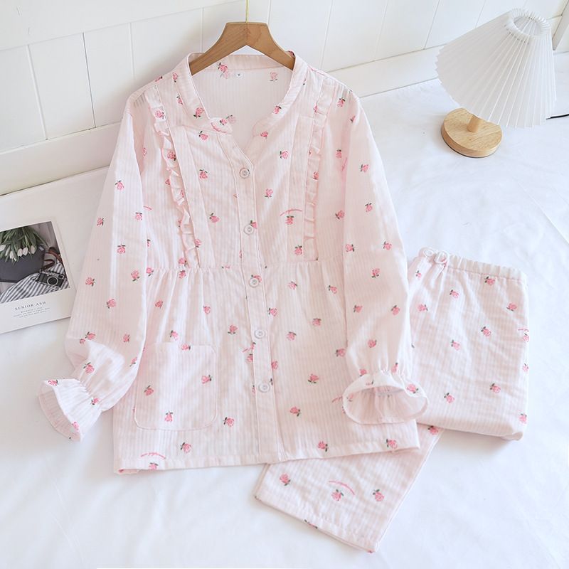 빈 줄무늬-꽃무늬-핑크