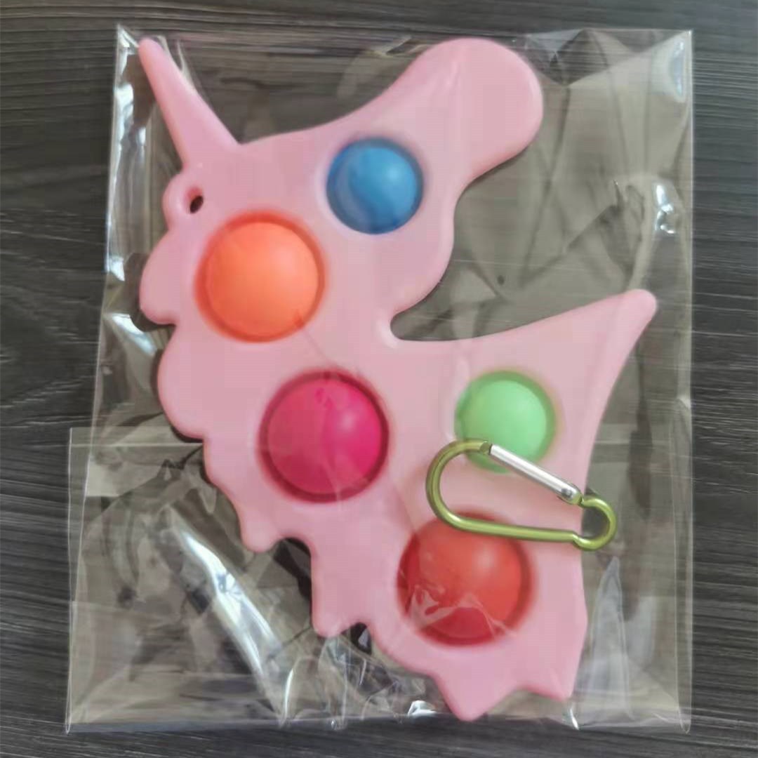 Dedo burbuja música ratón asesino pionero llavero descompresión juguete dedo prensa placa cinco dedo burbuja música fabricante en stock