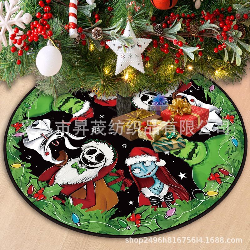 新しいクロスボーダークリスマスツリースカートグリンチくるみ割り人形JITドロップシッピングツリーサイドシーン装飾|undefined