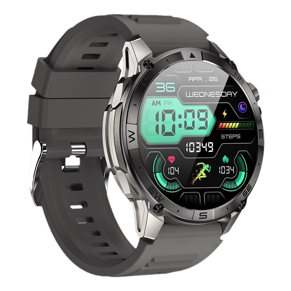 [Exclusivo transfronterizo] HK08 reloj inteligente GPS 1.43 pulgadas pantalla Bluetooth llamada brújula de presión atmosférica altitud