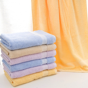 Factory direct supply Jieliya 6733 bath towel wholesale cotton absorbent solid color towel bath large towel gift box wholesale