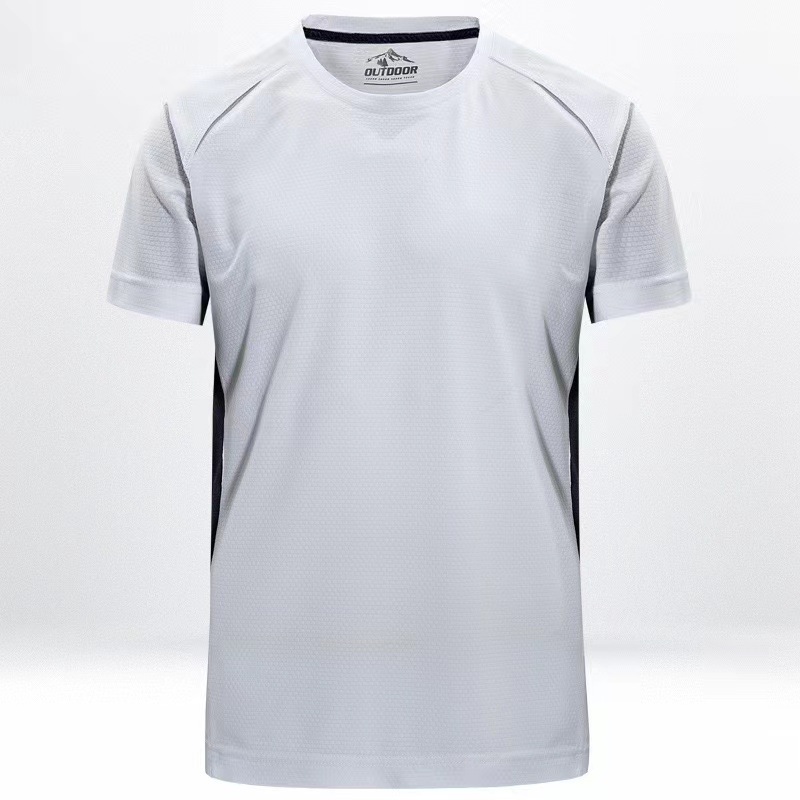 Summer quick dry travel sports ultra thin breathable elastic T-shirt…