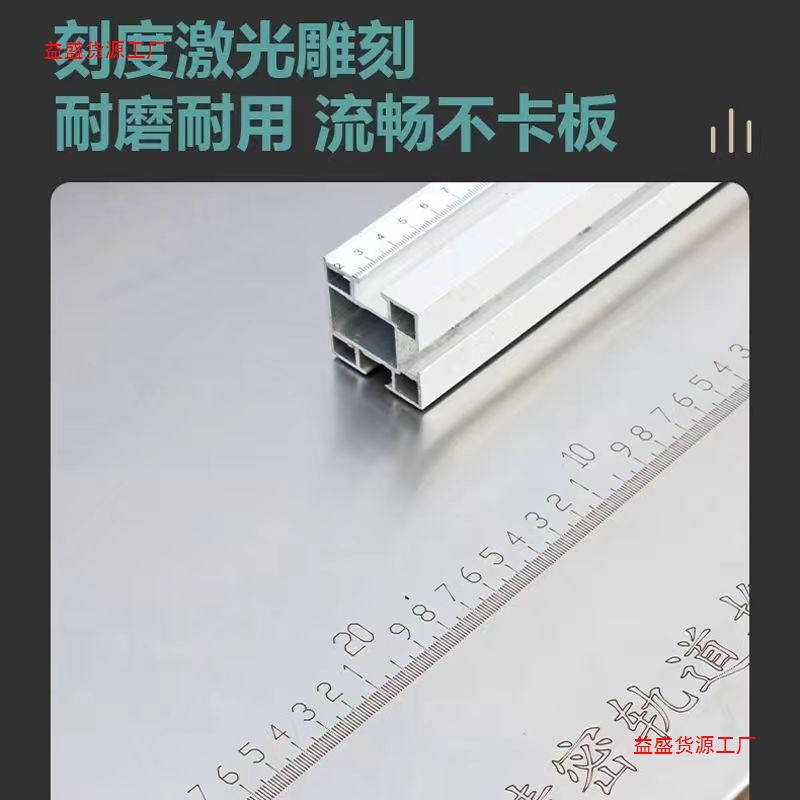 Mesa de sierra de empuje de carpintería multifuncional Mesa de sierra plegable Mesa de sierra de empuje de precisión de carpintería