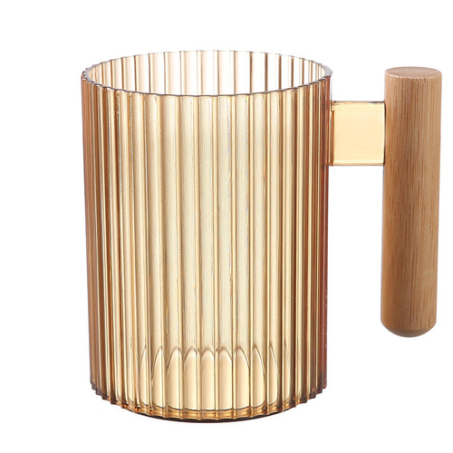 Luxury Transparent Toothbrush Cup High Quality Home Use Couple Large Capacity Toothpaste Toothbrush Storage Washing Plastic Toothbrush Cup 