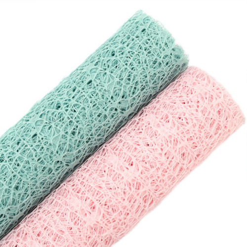 Flower wrapping paper material Korean jacquard mesh Dayan mesh DIY rose bouquet flower shop flower wrapping gauze
