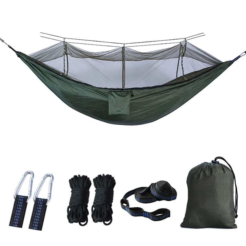 Transfronterizo mosquiteros al aire libre hamaca anti-mosquitos anti-rollback completamente automática indoor swing silla camping tipo suspensión