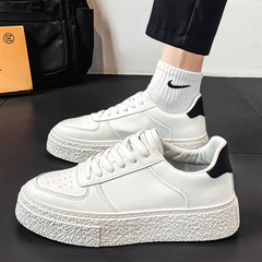 板鞋男款2024新款小白鞋男生夏季白色潮流休閒韓版百搭運動鞋防滑
