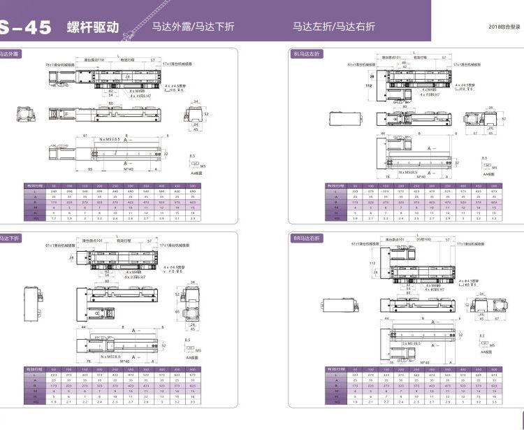 神钢高精机械自动化设备工业单轴机器人螺杆驱动RTS-45/65系列