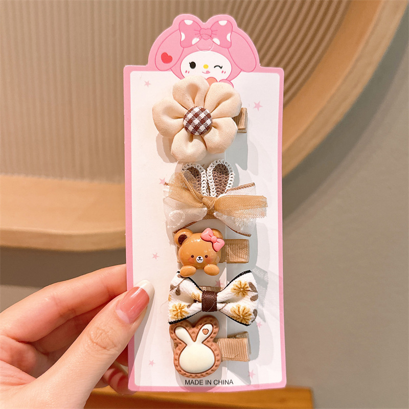 Niños clip de cabello nuevo clip de cabello de niña clip de cabello de princesa tocado lindos clip de cabello de bebé