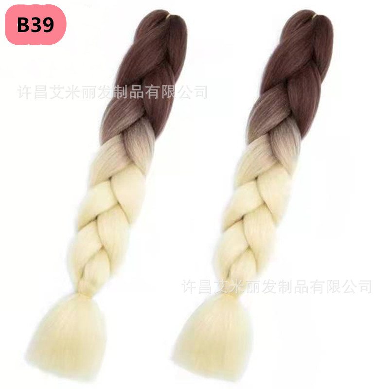 Trenzas africanas con cabello rosa渐 – materiales de alta temperatura, estilo boxeador