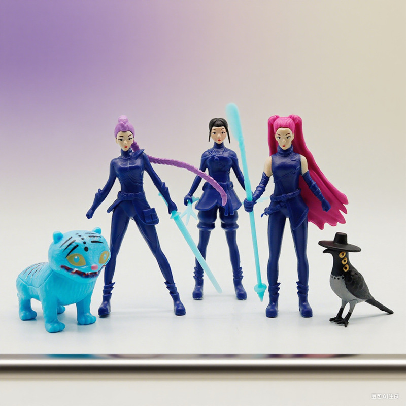 跨境K-pop韩流2-4.5寸猎魔女团明星手办游戏周边潮玩公仔摆件模型|undefined
