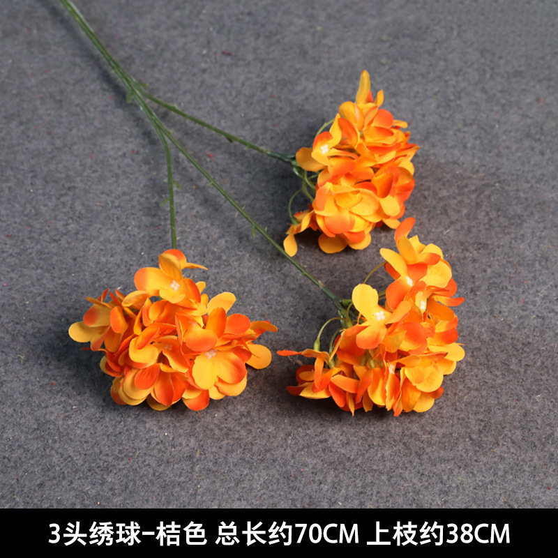 オレンジ造花結婚式結婚式会場レイアウト小道具手持ち花造花花束講堂装飾造花卸売|undefined