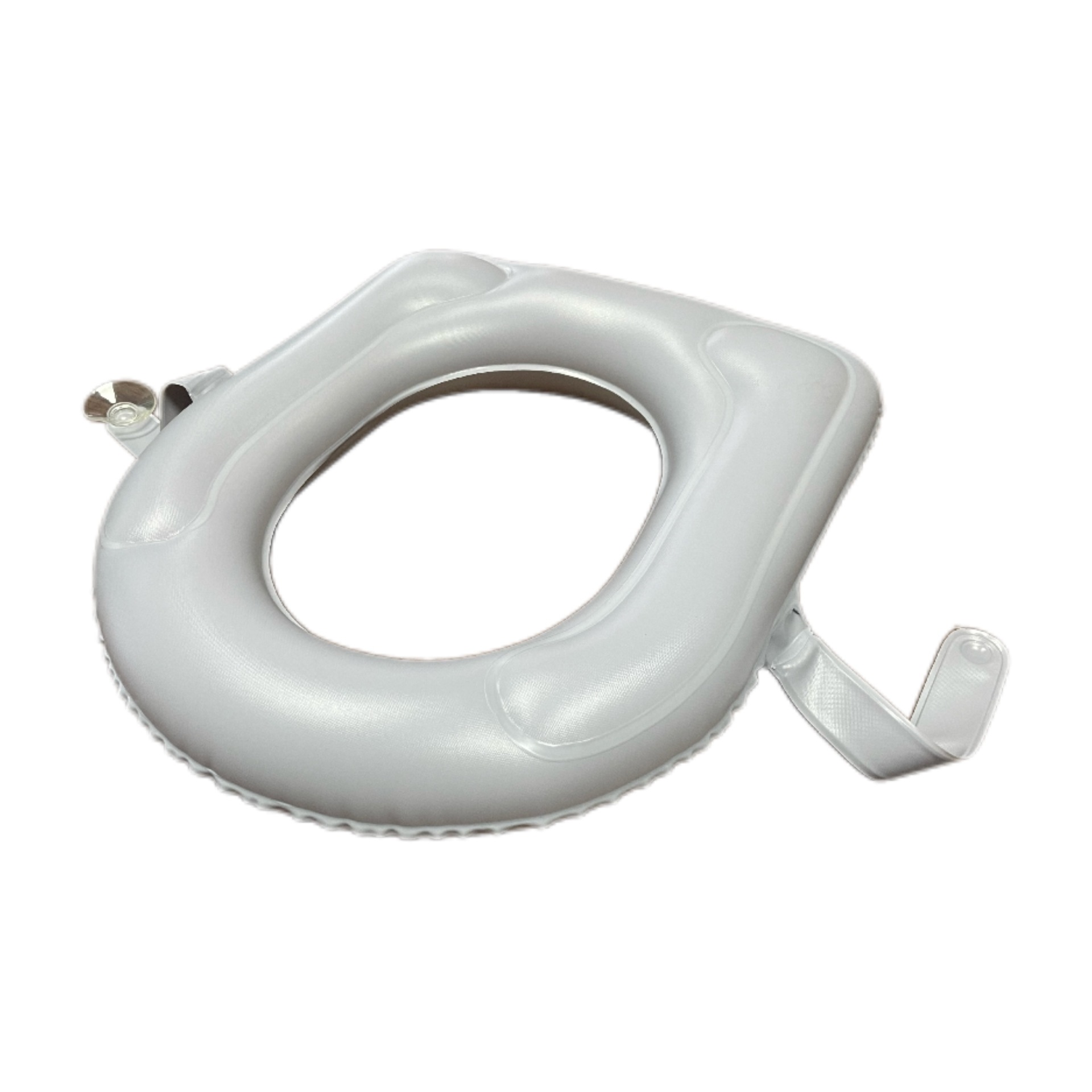 Cojín de inodoro de soplado de PVC inflable al por mayor Cojín de asiento de acné antipresión Cojín de inodoro de ventosa inflable