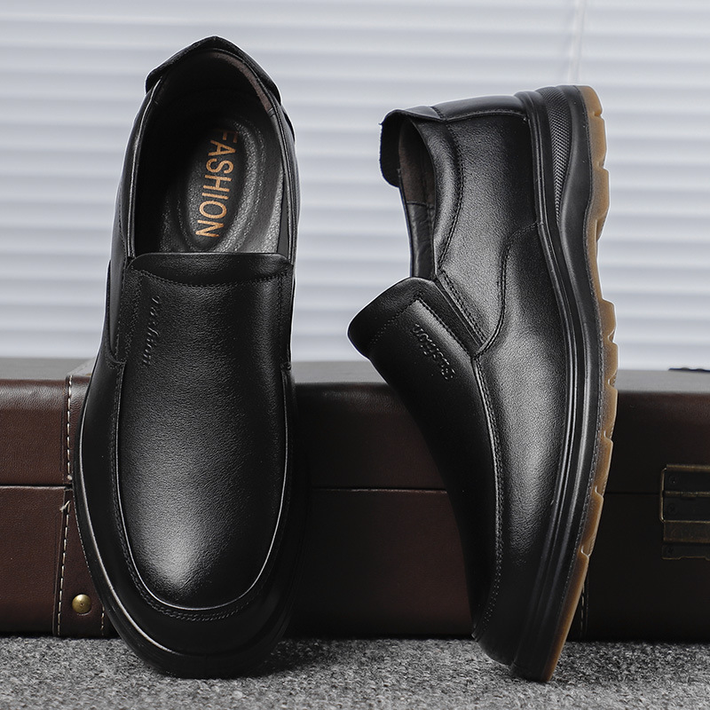 Mocassini Oxford da uomo Calzature da sera in pelle sintetica con punta quadrata e punta a punta_voghion.com