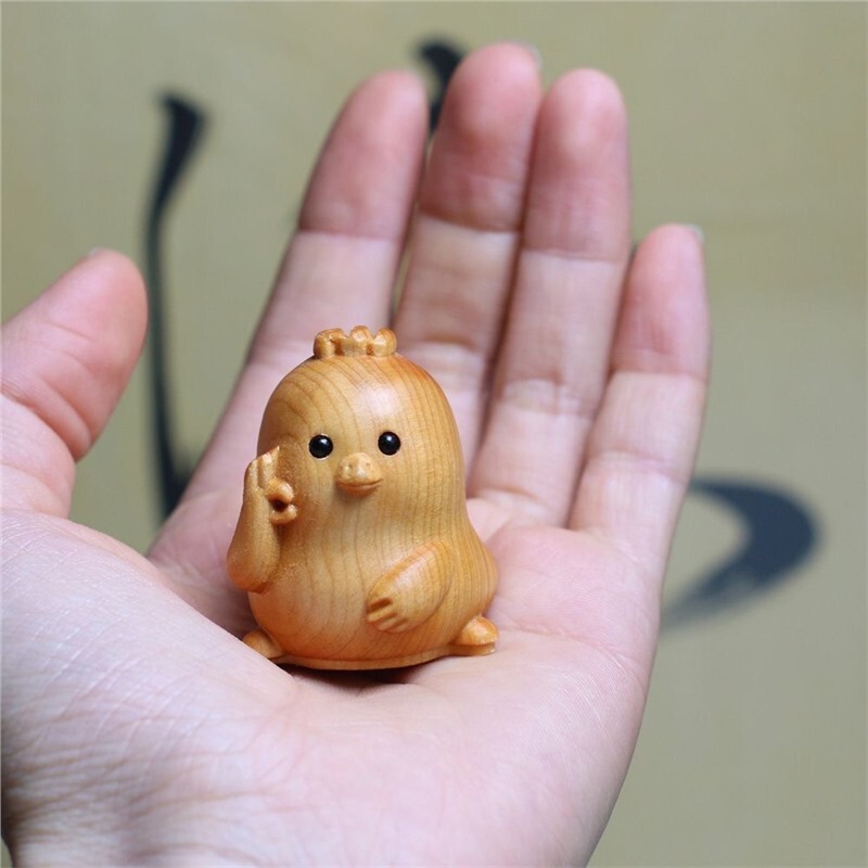 崖柏木雕十二生肖摆件鼠牛虎兔龙蛇马羊猴鸡狗猪手把件工艺品礼品|undefined