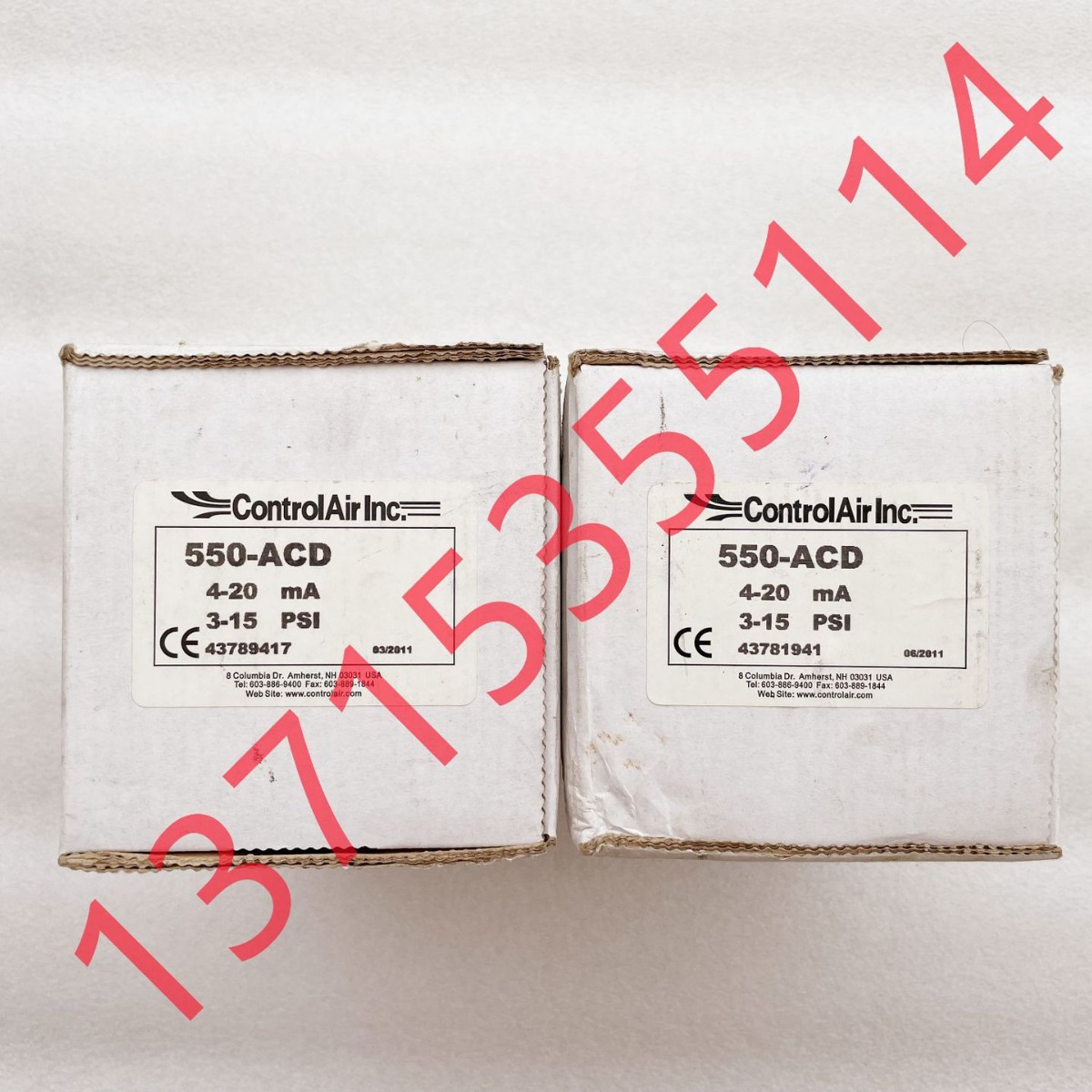 康气通ControlAirlnc电气转换器550-ACD 4-20mA 550-AJA 500X