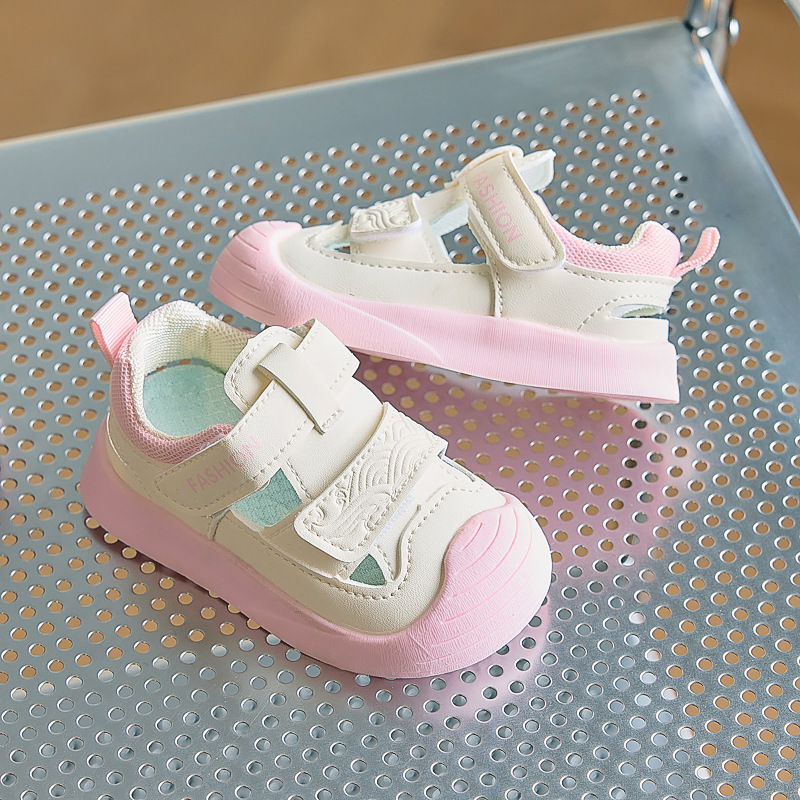 Baby Summer Baby Suela suave Zapatos antideslizantes para niños pequeños Sandalias transpirables para niños y niñas 2025 Nuevos zapatos para niños