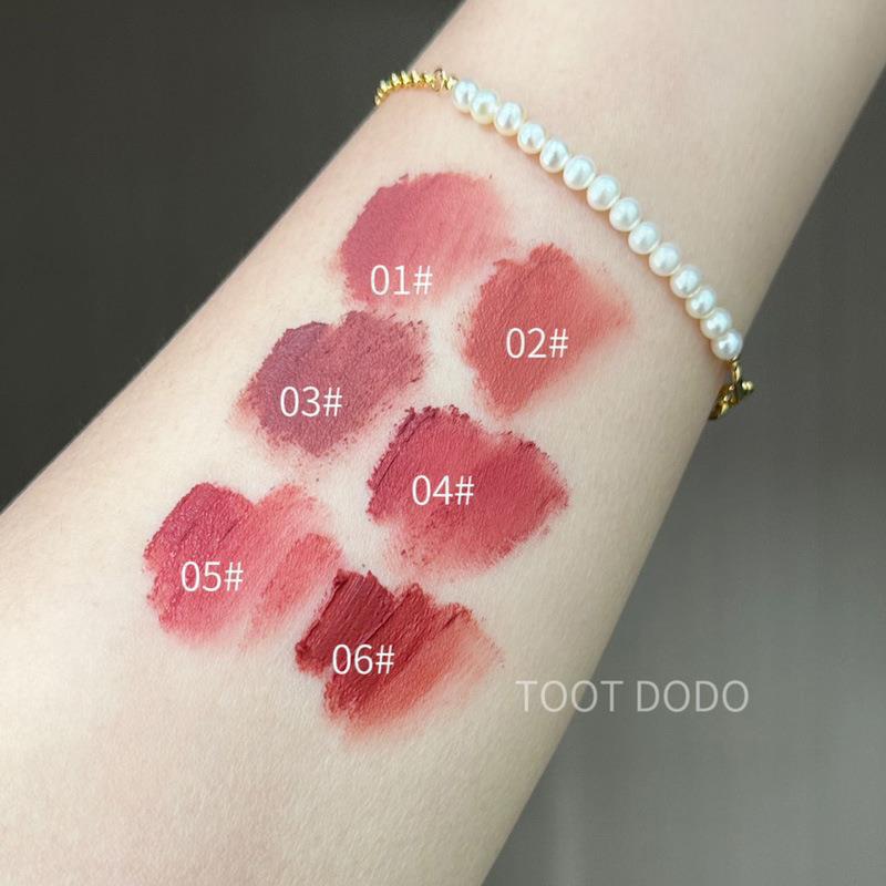 TOOT DODO茶色柔雾唇釉哑光口红奶霜唇彩唇蜜显白持妆不易掉色828|undefined