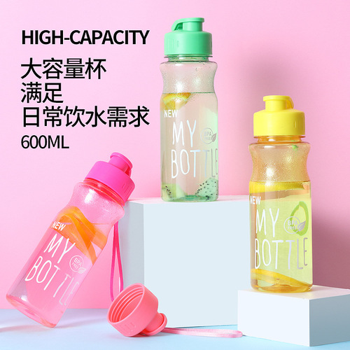 pet sports direct drinking cup space cup cold water milk tea cup portable student male and female plastic cup gift wholesale