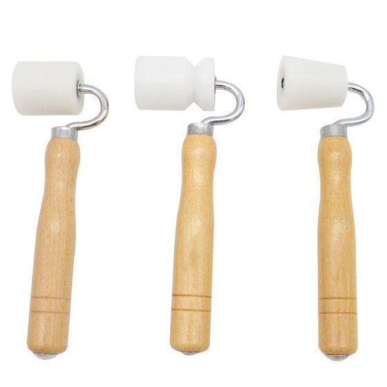 Home wallpaper wallpaper stainless steel pressure wheel wallpaper construction tools joint flat pressure wheel roller with bearing