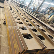厂货Q235B热轧T型钢定尺加工345/355B型钢钻孔切割折弯H型钢