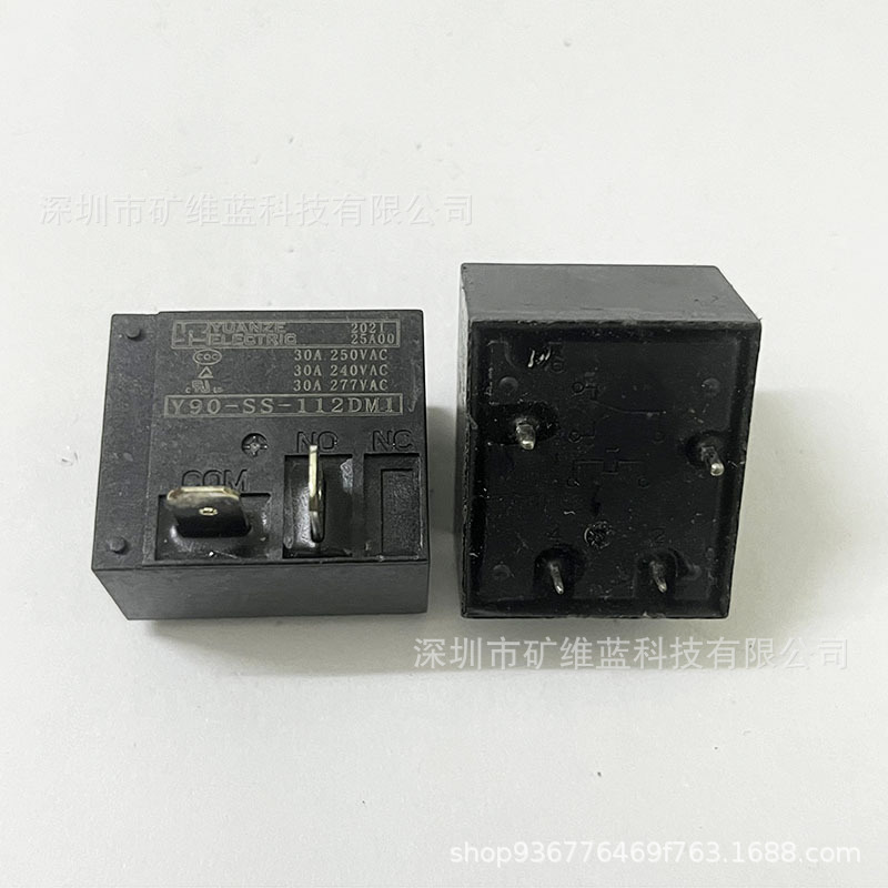 空调热水器继电器 Y90-SS-112DM1 12VDC 30A4脚一常开