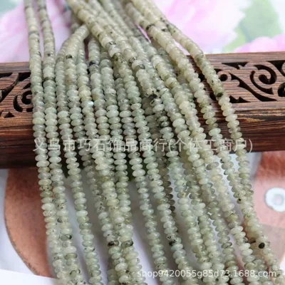 Spacer Beads Loose Beads DIY — Zərgərlik ara hissələri - natural-glitter-stone-24mm