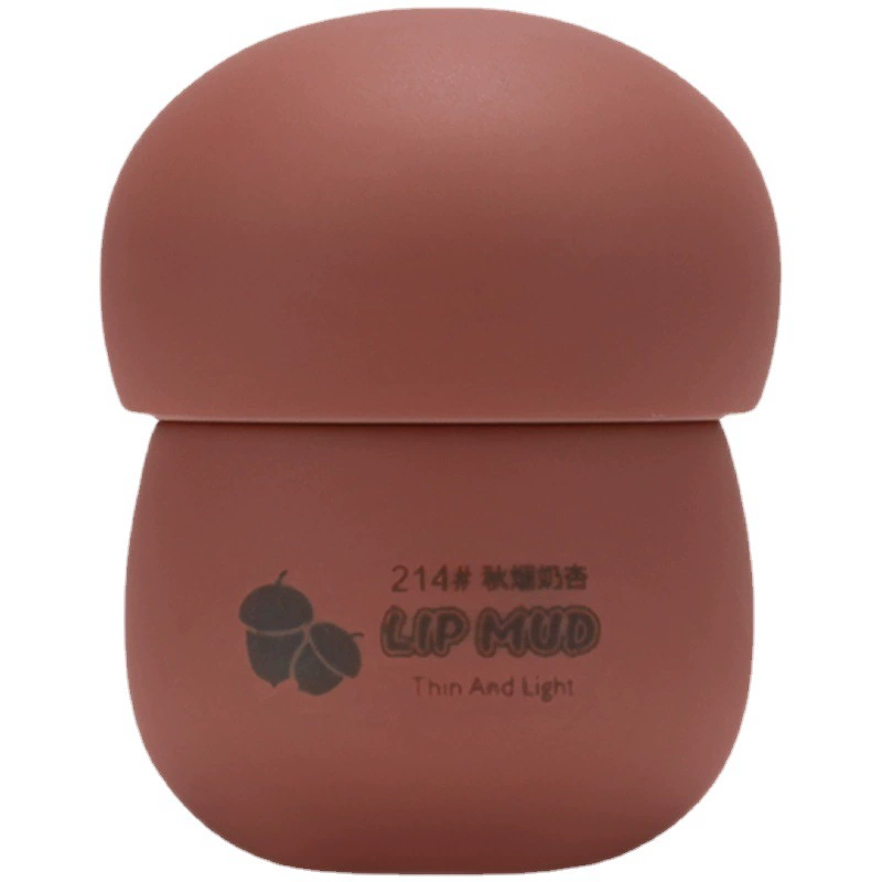 Помада для губ грибная (Novo) Mud Matte Velvet, мягкий увлажняющий эффект, несклеиваемая поверхность