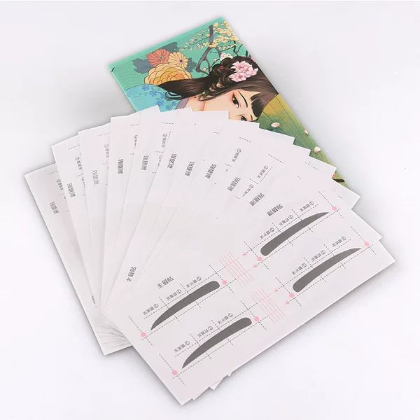New one-piece eyebrow sticker eyebrow card eyebrow card eyebrow sticker eyebrow one-word eyebrow sticker eyebrow tattoo eyebrow sticker suit tool
