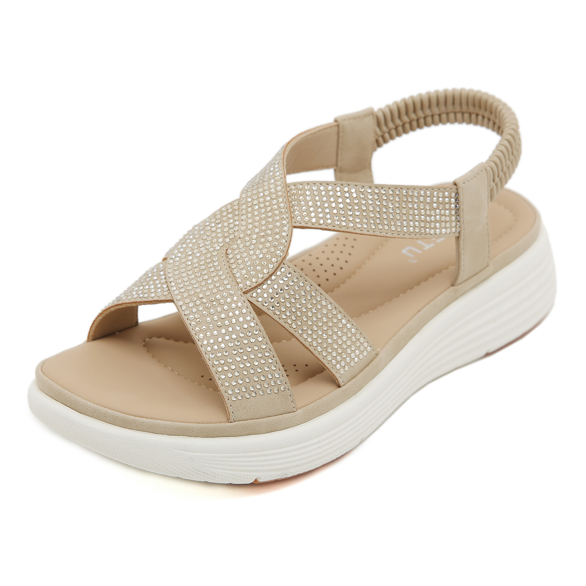 V360-9 Neue 2025 Strass Dicke Sohle Große Größe Leichte Süße Sandalen Für Frauen_voghion.com