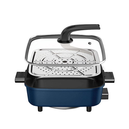 Wholesale multifunctional Korean electric cooking pot household electric wok all-in-one non-stick pot source manufacturer direct sales electric hot pot