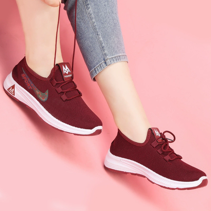 Новые туфли среднего и пожилого возраста с массажной подошвой, Женская дышащая обувь с мягким дном, обувь для матери, старая Пекинская Тканевая обувь, обувь для ходьбы оптом