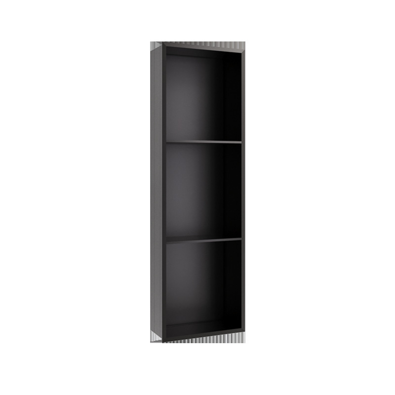 Aluminum Alloy niche storage rack warm light embedded wall storage wall cabinet LED light bathroom metal partition rack
